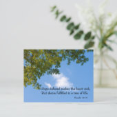 Proverbs 13:12 Hope deferred maakt het hart ziek Briefkaart (Staand voorkant)