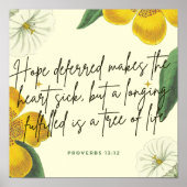 Proverbs 13:12 Poster (Voorkant)