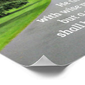 Proverbs 13:20 Hij die loopt met wijze mannen Poster (Hoek)