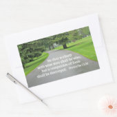 Proverbs 13:20 Hij die loopt met wijze mannen Rechthoekige Sticker (Envelop)