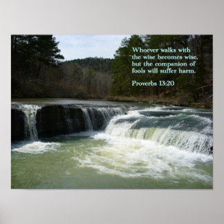 Proverbs 13-20 Waterval Poster