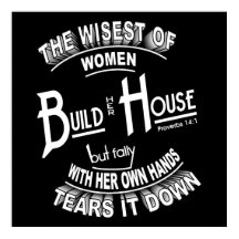 Proverbs 14:1-Poster