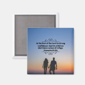 Proverbs 14:26:)2 Magnet (Voorkant / Achterkant)