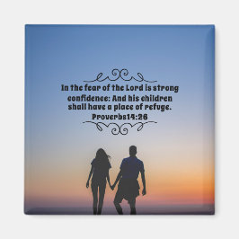Proverbs 14:26:)2 Magnet