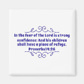 Proverbs 14:26 Magnet (Voorkant)