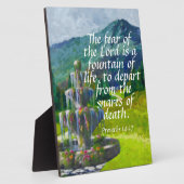 Proverbs 14:27 fotoplaat (Zijkant)