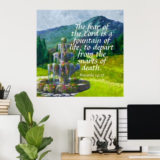 Proverbs 14:27 poster (Thuiskantoor)