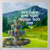 Proverbs 14:27 poster (Voorkant)