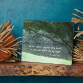 Proverbs 15:1 Een zachte antwoordkalnetje verderop Fotoplaat (Zijkant)