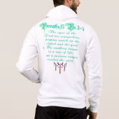 Proverbs 15 Unisex Custom Graphics Zip Hoodie (Achterkant)