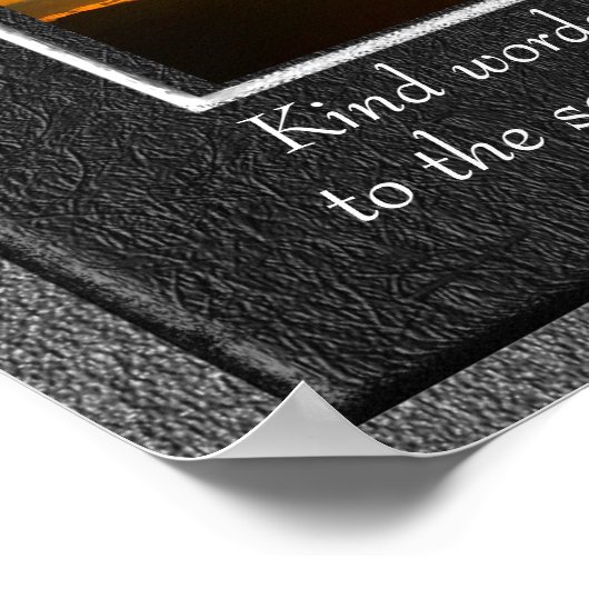 Proverbs 16:24 - kunstdrukken poster (Hoek)