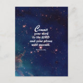 Proverbs 16:3 briefkaart (Voorkant)