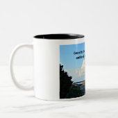 Proverbs 16:3 Commit zich aan de Heer wat u ook do Tweekleurige Koffiemok (Links)