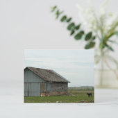 Proverbs 16:8 Old Barn Briefkaart (Staand voorkant)