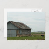 Proverbs 16:8 Old Barn Briefkaart (Voorkant / Achterkant)