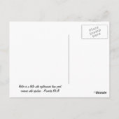 Proverbs 16:8 Old Barn Briefkaart (Achterkant)