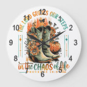 Proverbs 16:9 grote klok (Voorkant)