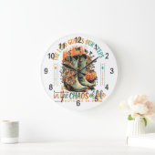 Proverbs 16:9 grote klok (Huis)