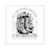 Proverbs 16:9 rubberstempel (Afrduk)