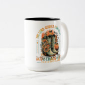 Proverbs 16:9 tweekleurige koffiemok (Voorkant rechts)