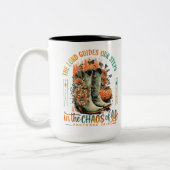 Proverbs 16:9 tweekleurige koffiemok (Links)