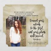 Proverbs 16 Christelijk Bijbel Verse Foto Afstuder Kaart (Voorkant / Achterkant)