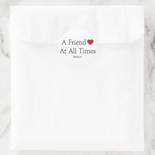 Proverbs 17:17 Sticker (Tas)