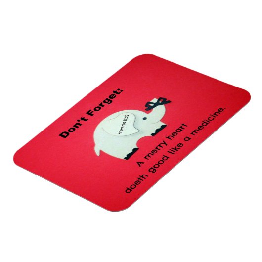 Proverbs 17:22 A Merry Heart Doeth Good... Magneet (Linkerzijde)