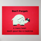 Proverbs 17:22 A Merry Heart Doeth Good... Poster (Voorkant)
