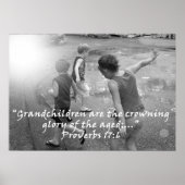 "Proverbs 17:6" van Carter L. Shepard Poster (Voorkant)