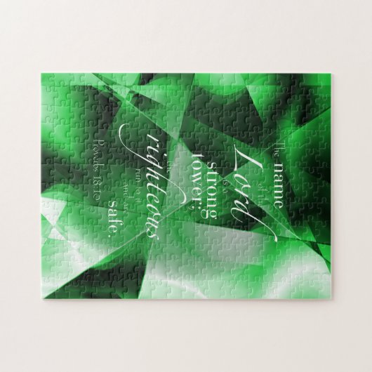 Proverbs 18:10 legpuzzel (Horizontaal)