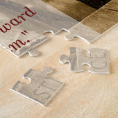 Proverbs 18 17 Geachte rechtspraak Legpuzzel (Zijkant)