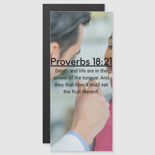 Proverbs 18:21 (Voorkant / Achterkant)