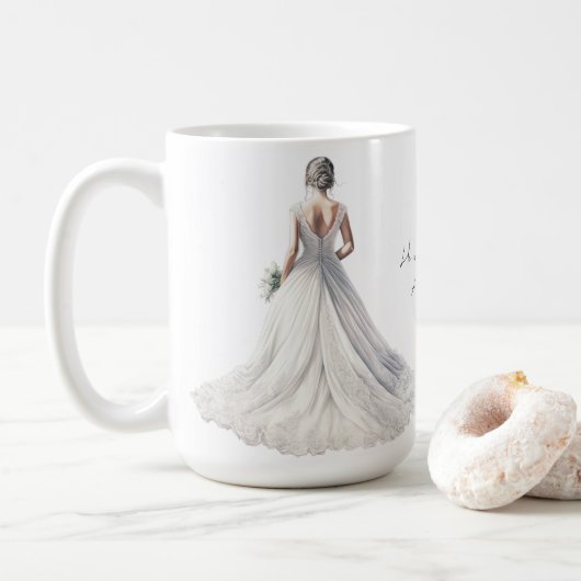 Proverbs 18:22 Wedding Coffee Mug Koffiemok (Met donut)