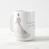 Proverbs 18:22 Wedding Coffee Mug Koffiemok (Voorkant links)