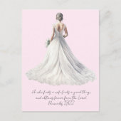 Proverbs 18:22 Wedding Greeting Card Briefkaart (Voorkant)