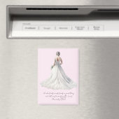Proverbs 18:22 Wedding Greeting Card Magneet (Insitu (Vaatwasser))