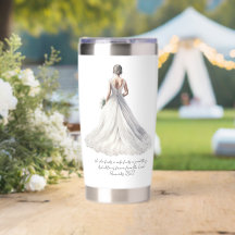 Proverbs 18:22 Wedding Water Bottle