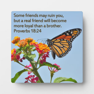 Proverbs 18:24 fotoplaat
