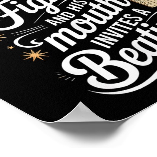 Proverbs 18 6 _ Bible Verse  Poster (Hoek)