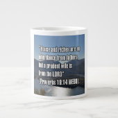 Proverbs 19:14 WEBU Mug Grote Koffiekop (Voorkant)