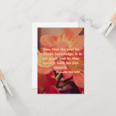 Proverbs 19:2 KJV Bijbel Verse Pic Flat Greeting Kaart (Voorkant / Achterkant in situ)