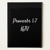Proverbs 1:7 Bijbel Verse Calendar Planner (Achterkant)