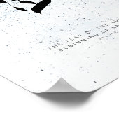 Proverbs 1,7 - Hebreeuwse kalligrafie Poster (Hoek)