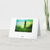 Proverbs 20:7 bijbelverse Vaderdag, vuurtoren Kaart (Achterkant)