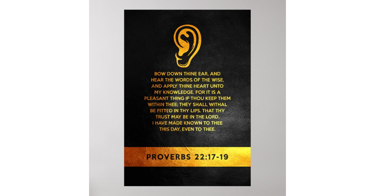 Proverbs 22 17 19 Bijbelversie Poster Zazzle nl proverbs-22-17-19-bijbelversie-poster-zazzle-nl