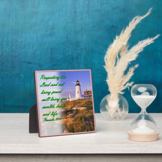 Proverbs 22:4 fotoplaat (Insitu)