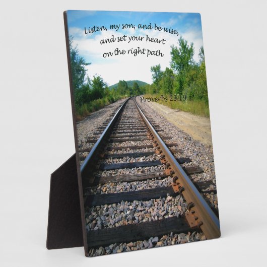 Proverbs 23:19 fotoplaat (Zijkant)