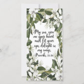 Proverbs 23:26, Waterverf bijbel bladwijzer (Voorkant)