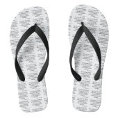 Proverbs 24:16 Bijbel Bijbelscripts Witte Unisex Teenslippers (Voetbed)